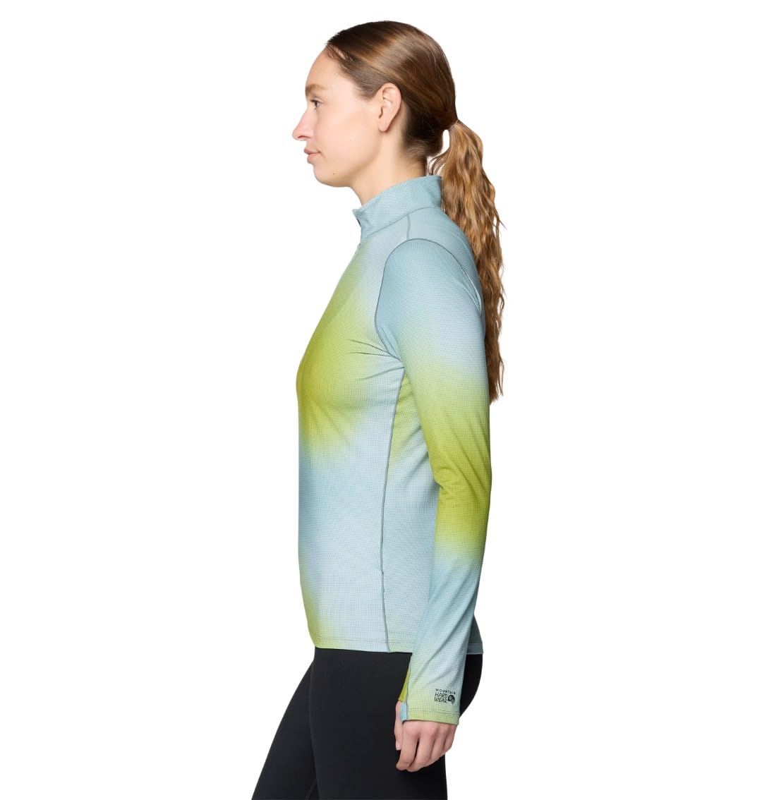 mountain-hardwear-butter-up-1-2-zip-moisture-wicking-base-layer-top image 3