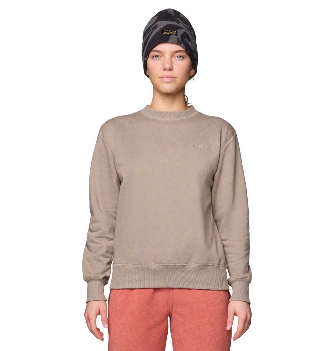 mountain-hardwear-women-s-mhw-logo-pullover-crew-100-cotton-jersey-graphic-sweat image 7