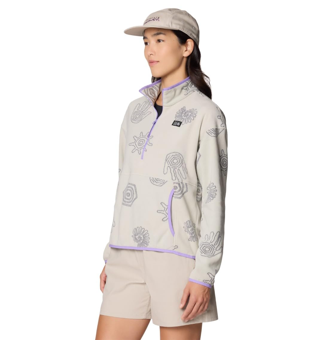mountain-hardwear-microchill-half-zip-100-brushed-recycled-polyester-fleece-pull image 5