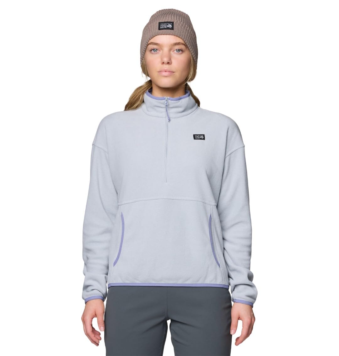 mountain-hardwear-microchill-half-zip-100-brushed-recycled-polyester-fleece-pull image 8