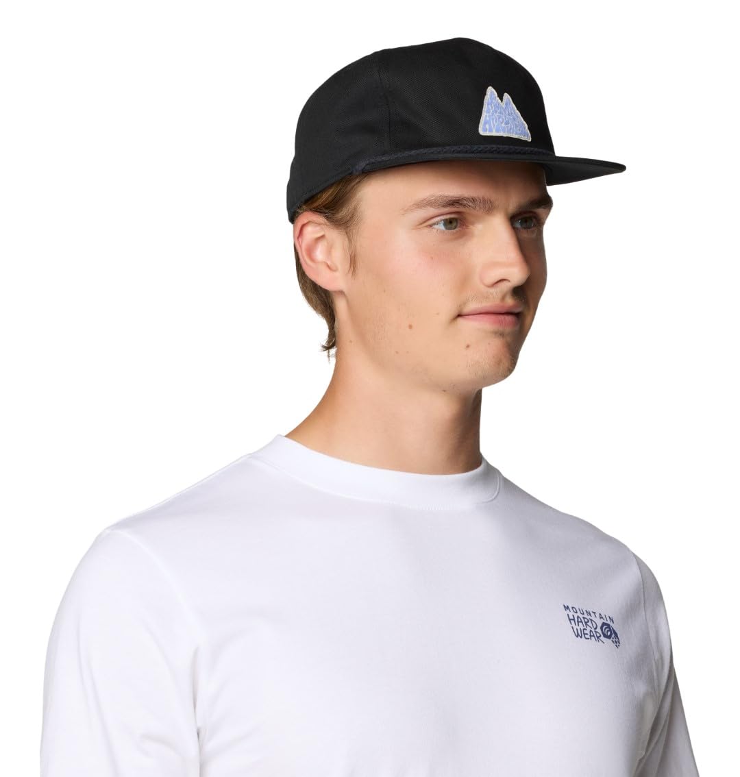 mountain-hardwear-canvas-5-panel-hat-unisex-adult-retro-flat-brim-camp-cap image 5