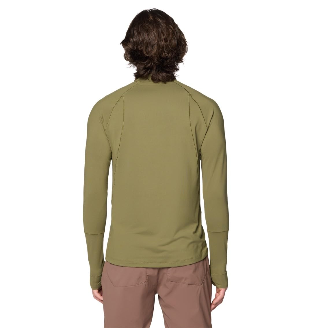 mountain-hardwear-butter-up-long-sleeve-1-2-zip-buttery-soft-moisture-wicking-od image 2