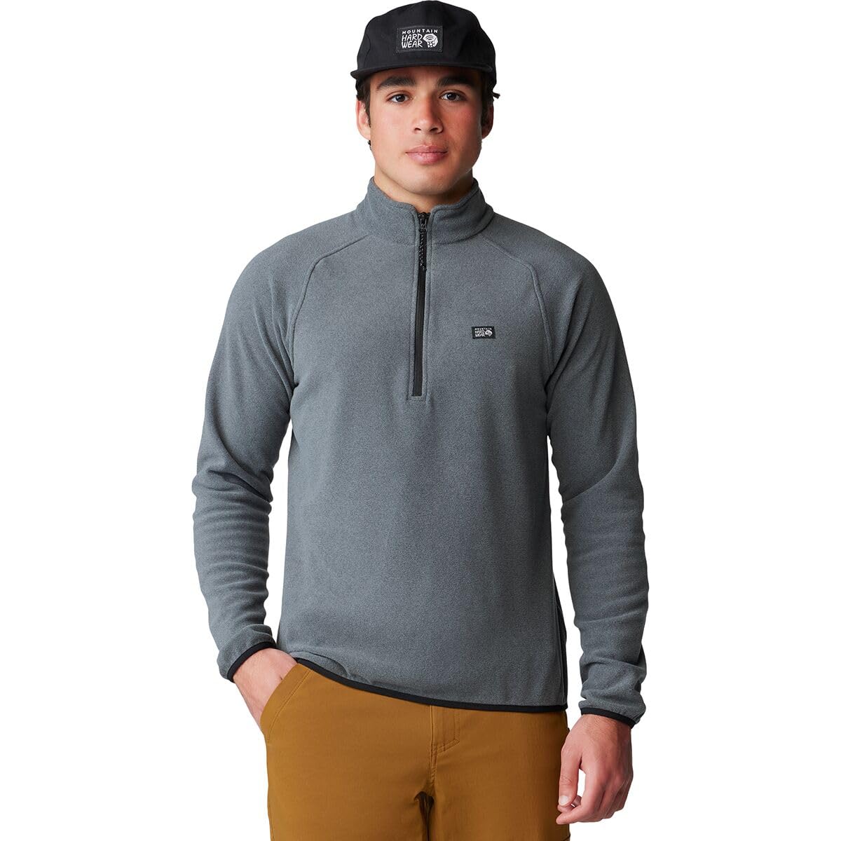 mountain-hardwear-microchill-1-4-zip-pullover-men-s-fleece-midlayer image 2