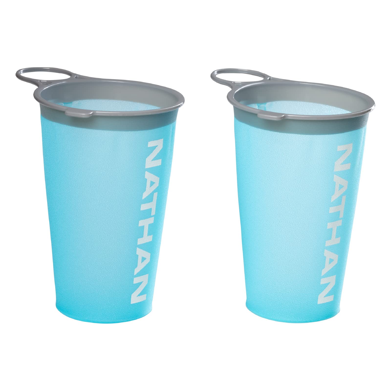 nathan-reusable-race-day-cup-2-pack-foldable-flexible-running-cups-blue-me-away- image 1