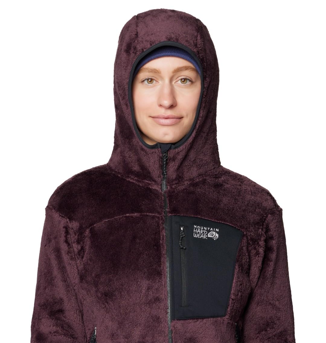 mountain-hardwear-women-s-polartec-high-loft-hoody-breathable-polartec-fleece-wi image 5