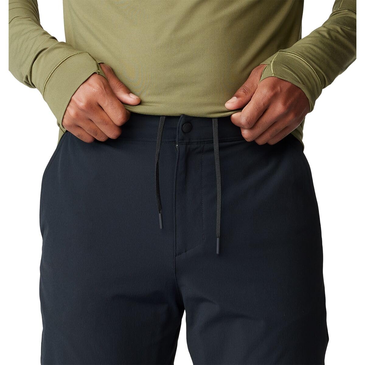 mountain-hardwear-yumalino-active-lined-pant-men-s-fleece-lined-softshell-winter image 3