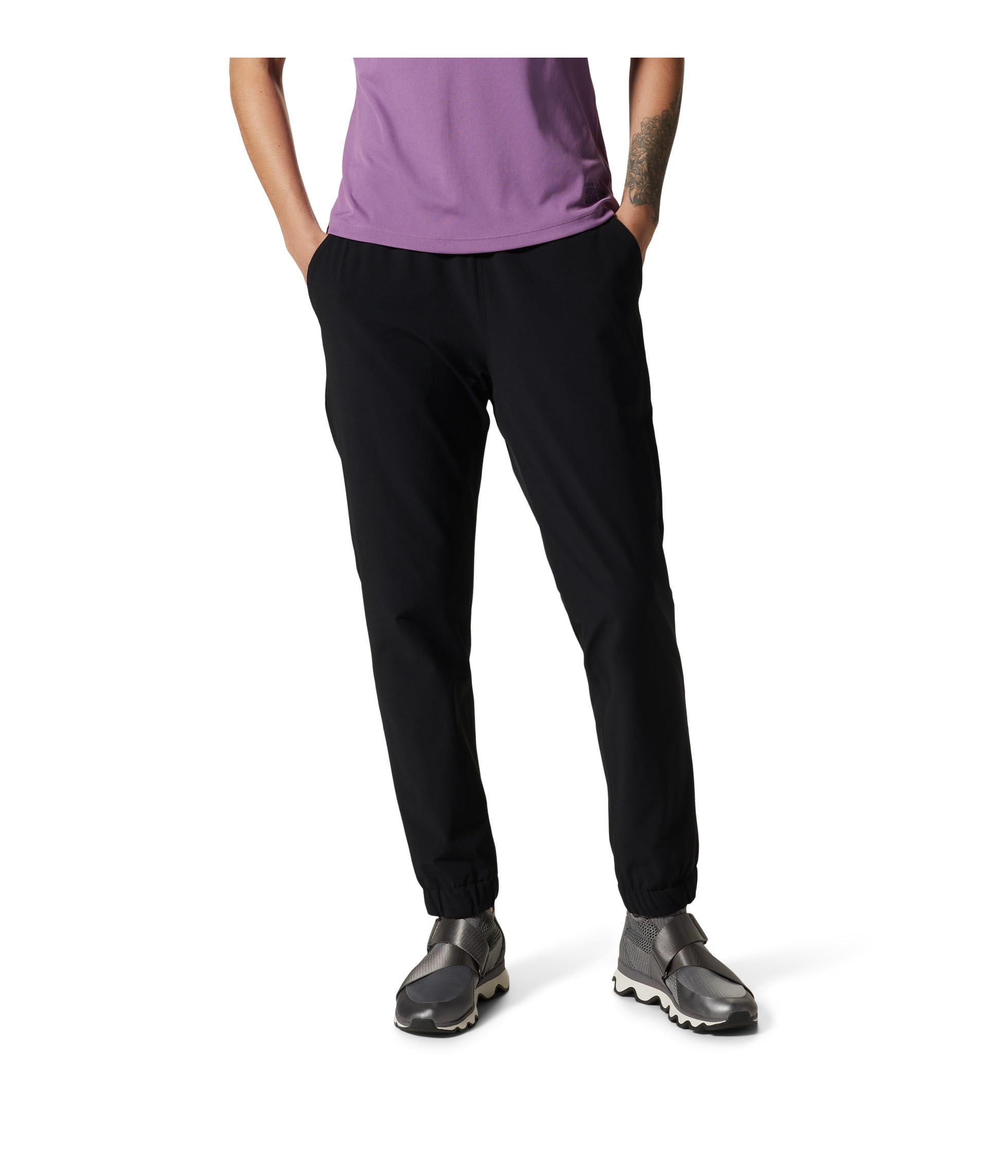 mountain-hardwear-yumalina-active-pull-on-joggers-fleece-lined-softshell-winter- image 2