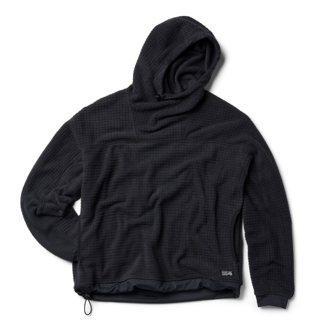 mountain-hardwear-summit-grid-big-grid-fleece-hoody-scuba-cinch-hood-kangaroo-po image 8