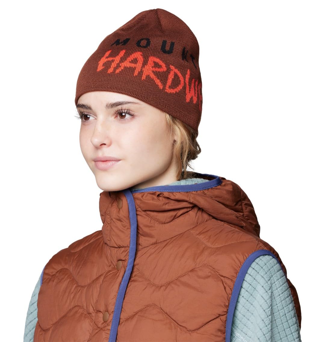 mountain-hardwear-bridger-beanie-unisex-100-recycled-polyester-knit-helmet-compa image 6