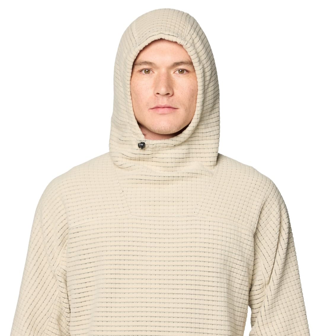 mountain-hardwear-summit-grid-big-grid-fleece-hoody-scuba-cinch-hood-kangaroo-po image 4