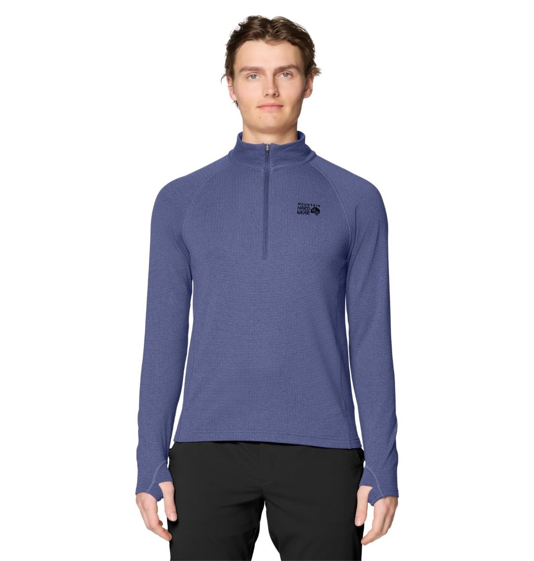 mountain-hardwear-men-s-crater-lake-heavyweight-half-zip-hooded-sun-shirt image 8