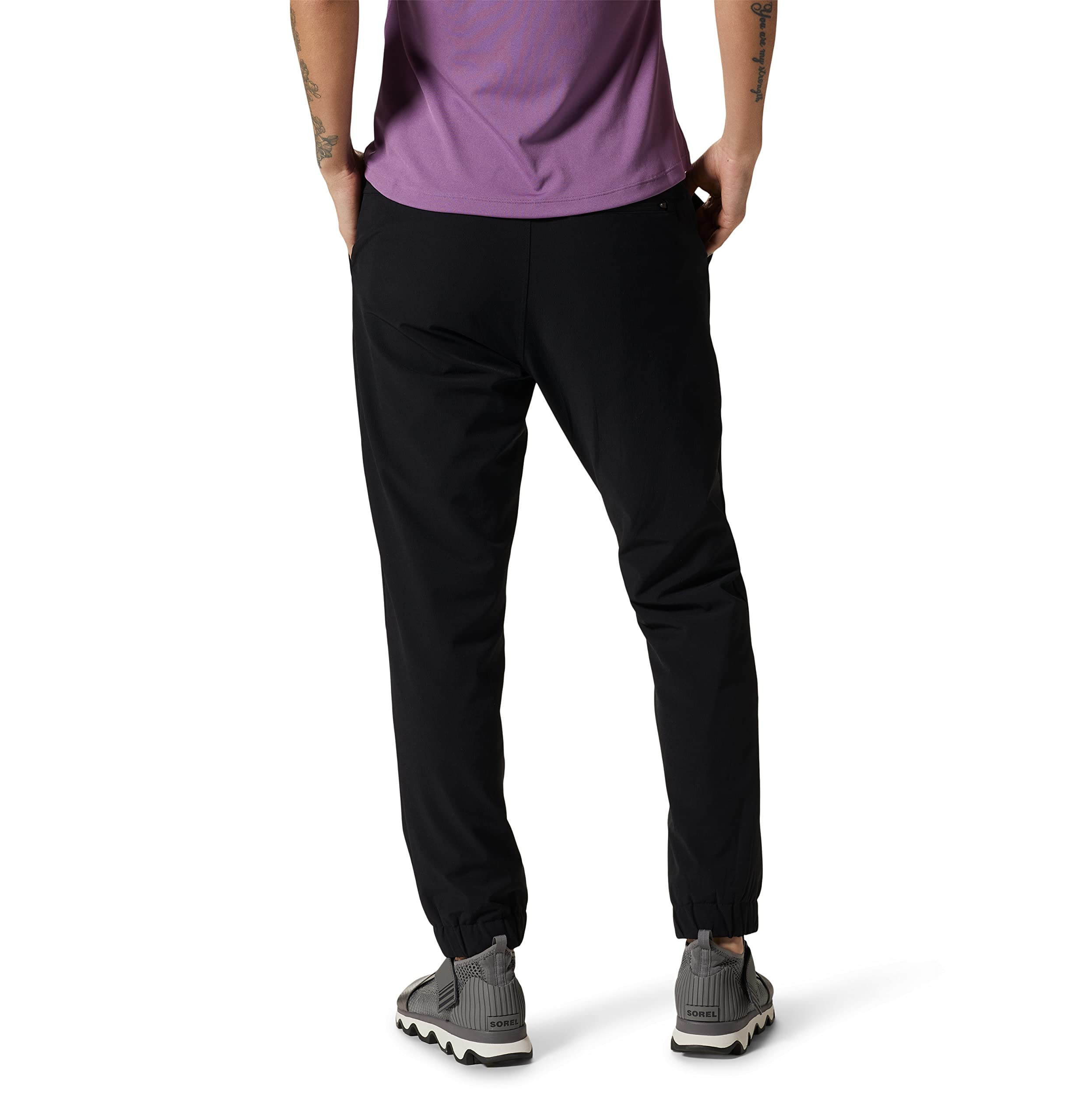 mountain-hardwear-yumalina-active-pull-on-joggers-fleece-lined-softshell-winter- image 3