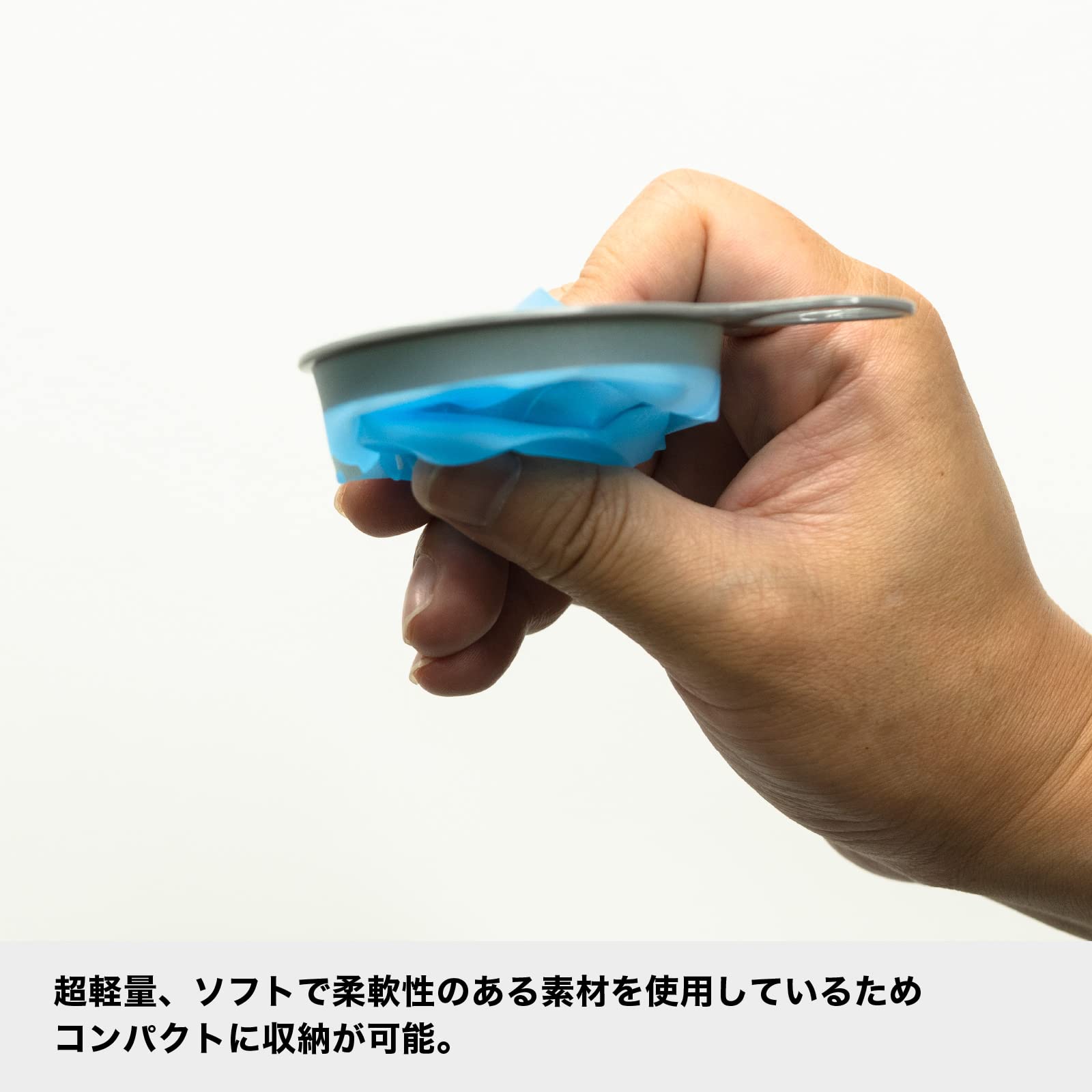 nathan-reusable-race-day-cup-2-pack-foldable-flexible-running-cups-blue-me-away- image 8