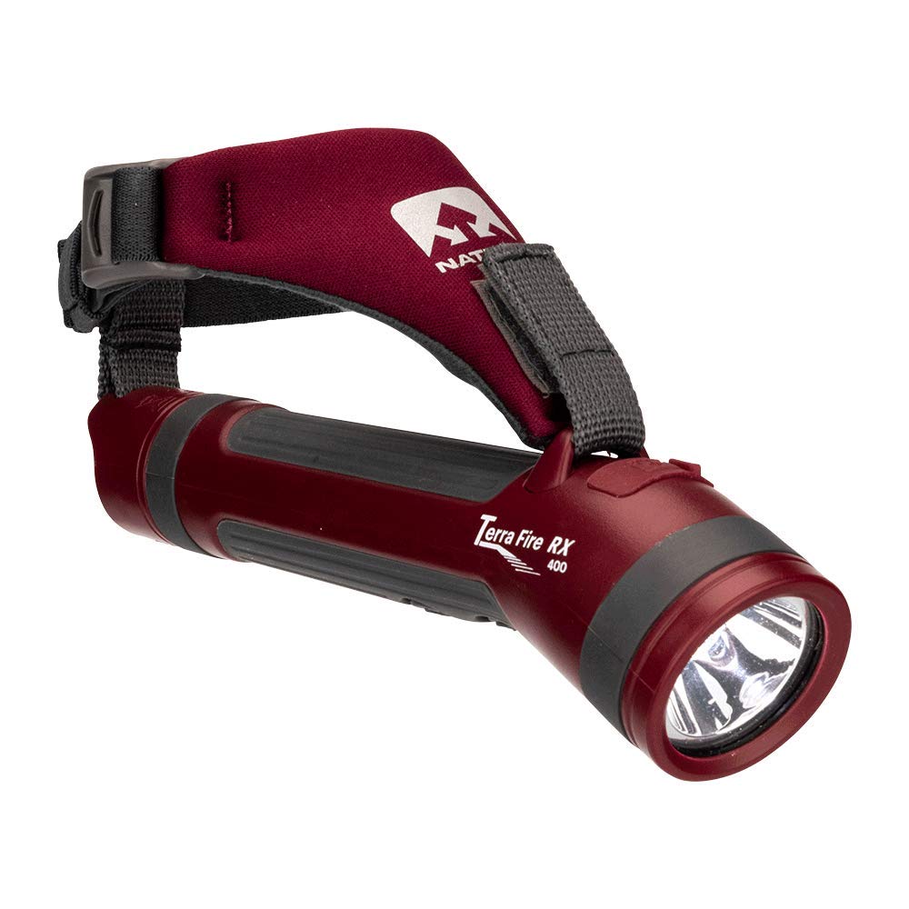 nathan-terra-fire-400-rx-rechargeable-grip-free-running-flashlight-with-front-an image 1