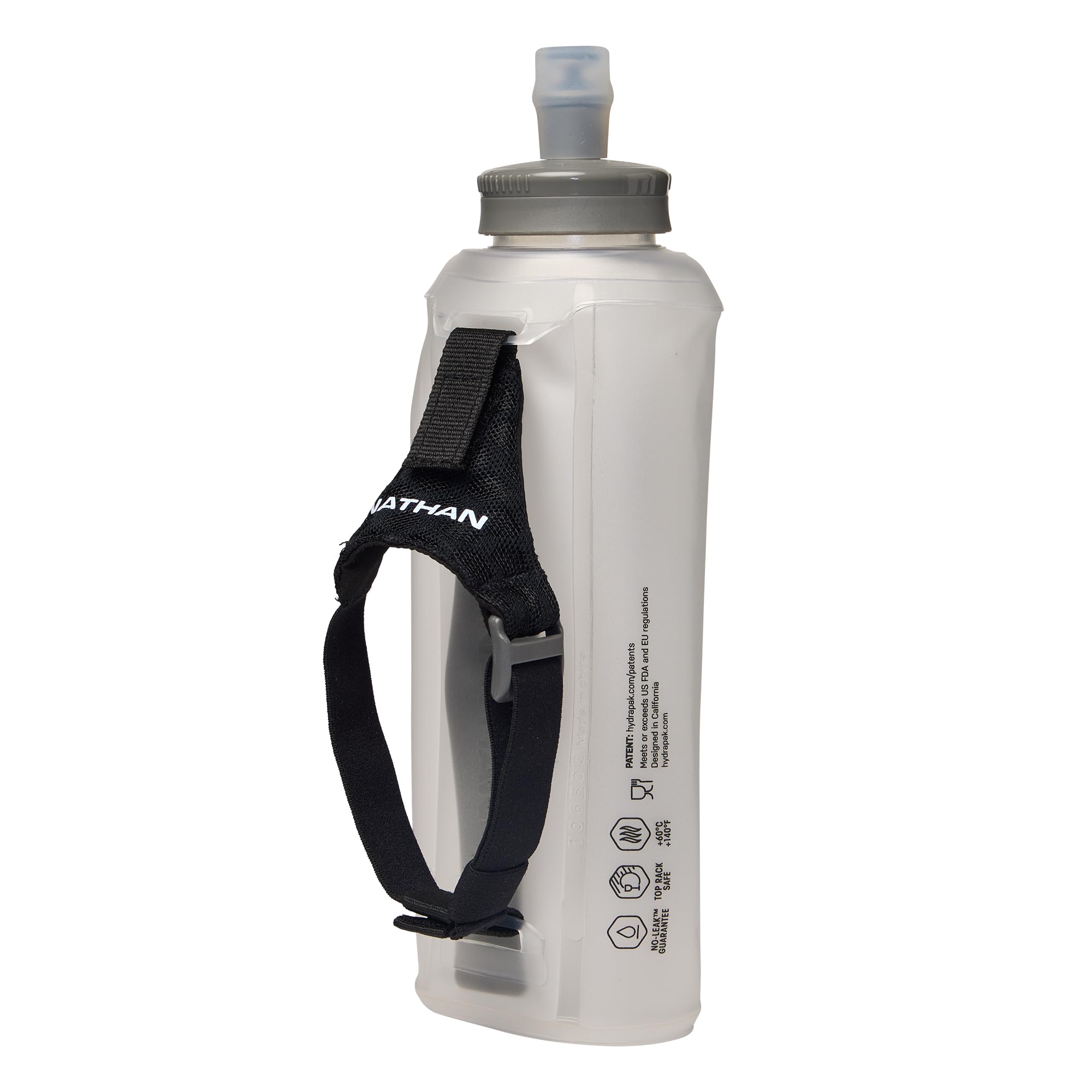 nathan-pinnacle-lite-20oz-handheld-running-flask-bpa-free-soft-bottle-with-bite- image 3