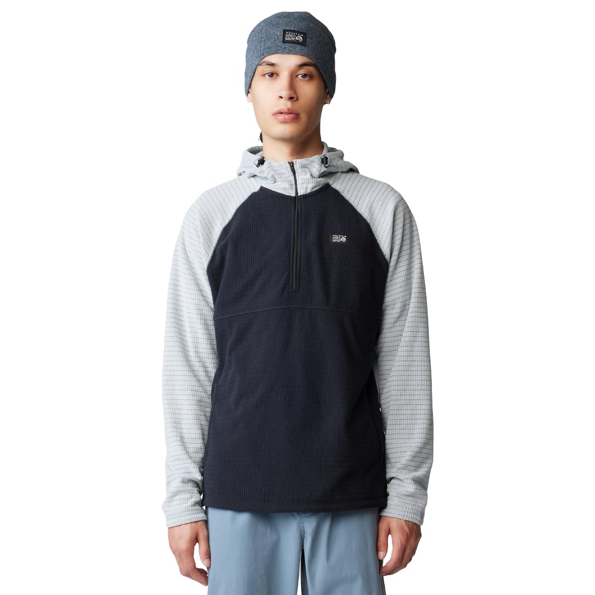 mountain-hardwear-summit-grid-fleece-hoody-lightweight-insulating-mid-layer-with image 7