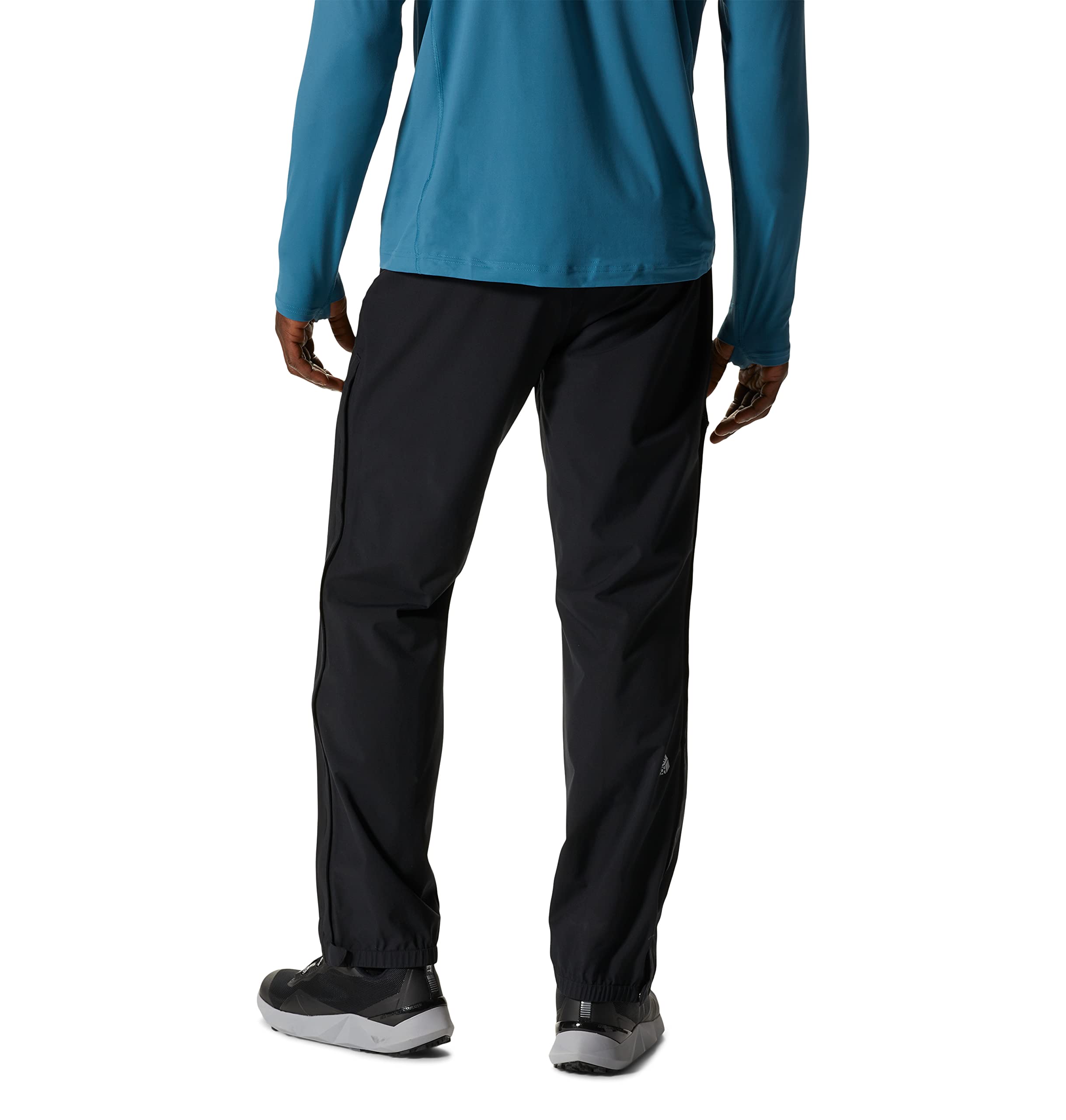 mountain-hardwear-men-s-stretch-ozonic-rain-pants-waterproof-2-5-layer-100-recyc image 2