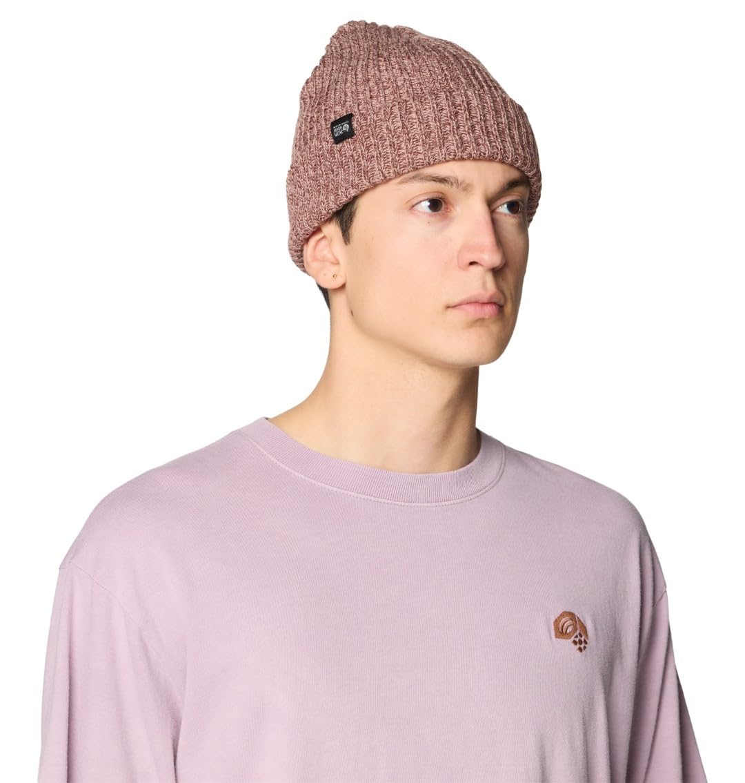 mountain-hardwear-lone-pine-beanie-double-layer-recycled-wool-fold-over-winter-h image 3