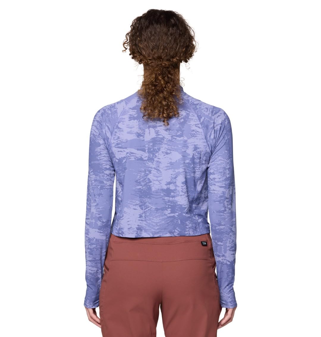 mountain-hardwear-crater-lake-long-sleeve-crop-upf-50-sun-shirt-with-mock-neck-a image 2