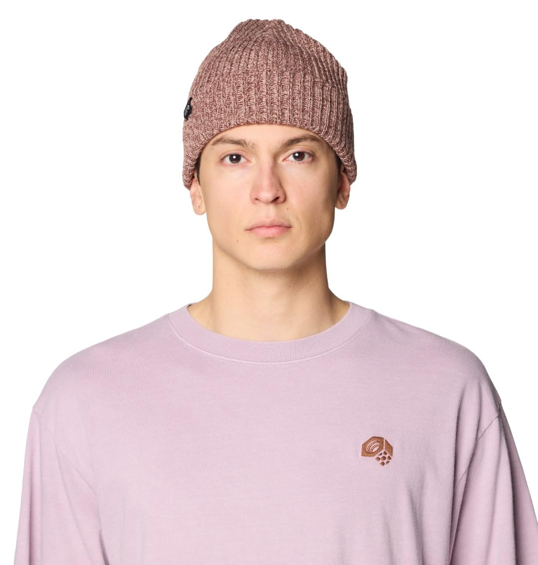 mountain-hardwear-lone-pine-beanie-double-layer-recycled-wool-fold-over-winter-h image 1