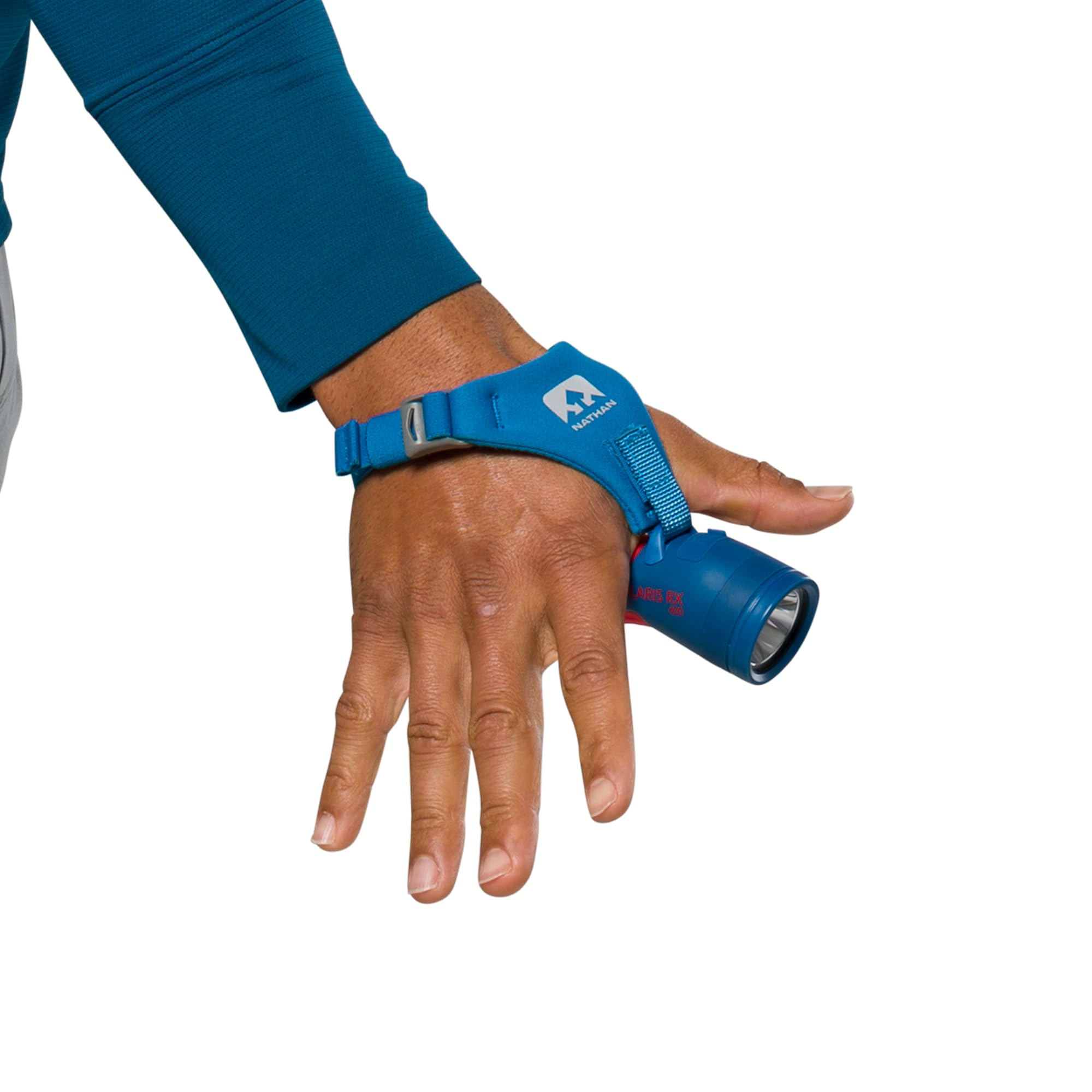 nathan-polaris-hand-torch-400rx-rechargeable-led-running-light-deep-blue-osfm image 3