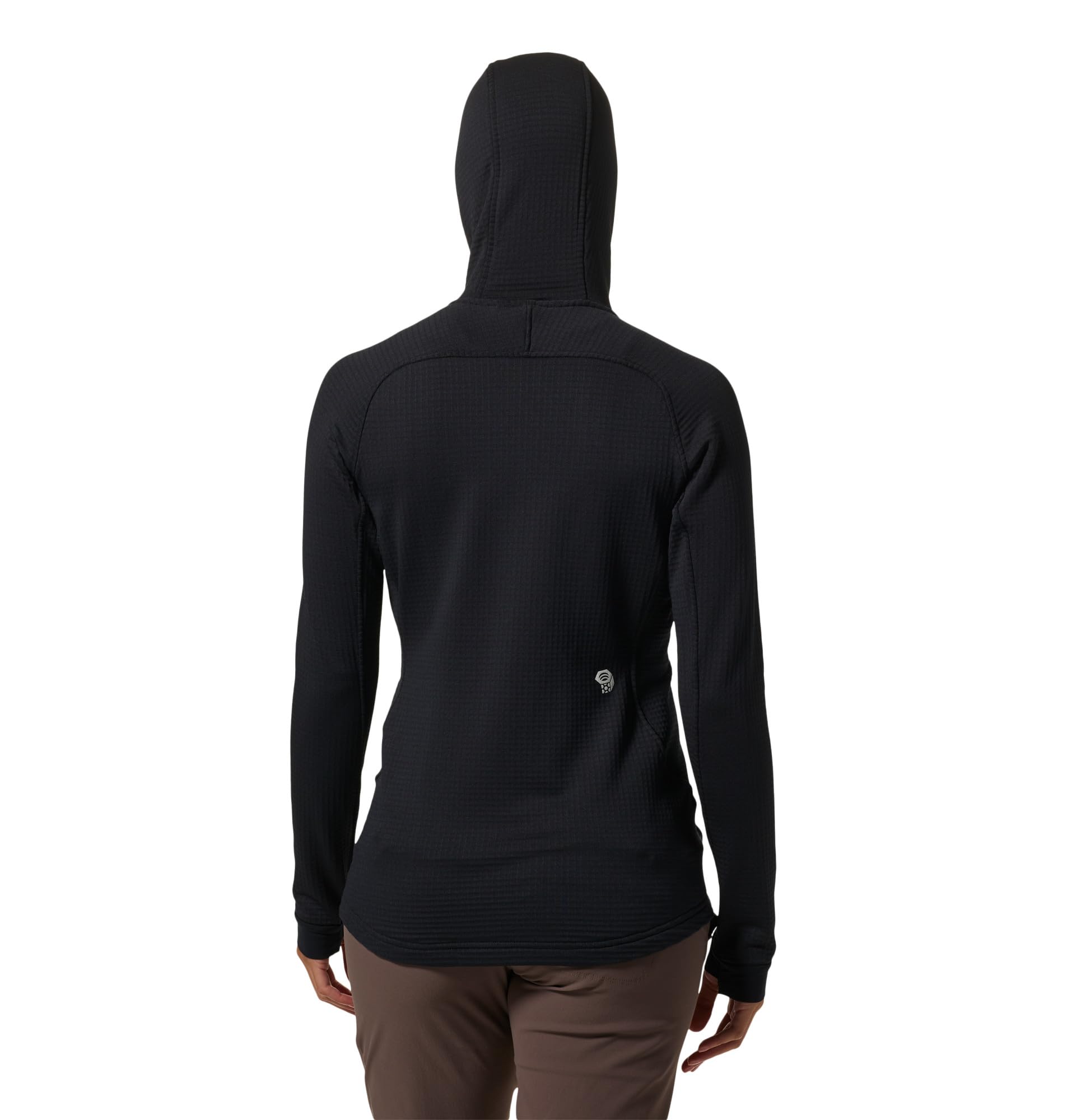 mountain-hardwear-women-s-polartec-power-grid-full-zip-hoody image 2
