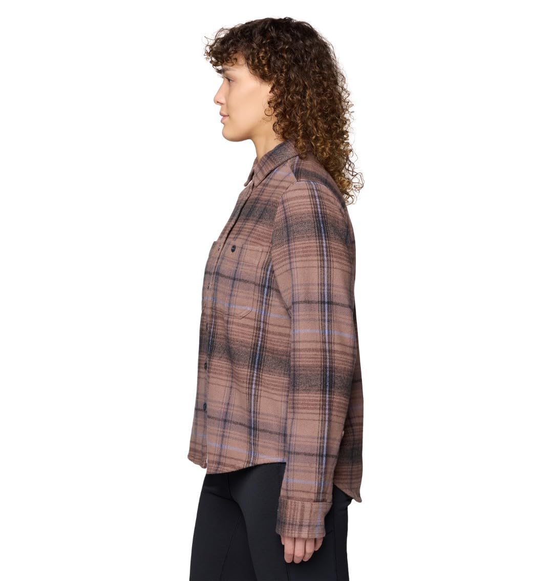 mountain-hardwear-plusher-long-sleeve-shirt-women-s-organic-cotton-flannel-butto image 3