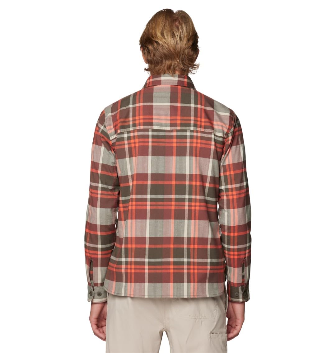 mountain-hardwear-voyager-one-men-s-long-sleeve-flannel-shirt-recycled-stretch-f image 2