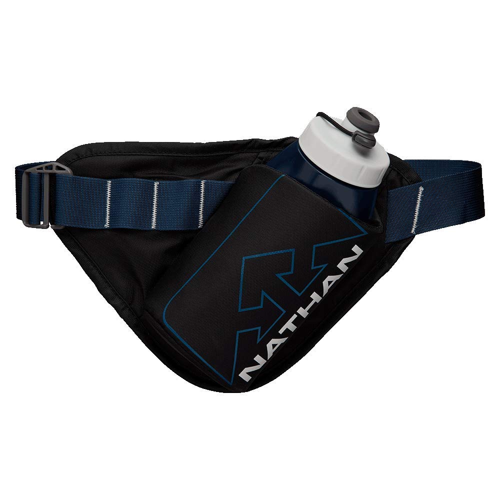 nathan-hydration-waist-pack-with-22oz-run-flask-adjustable-running-belt-with-pho image 1