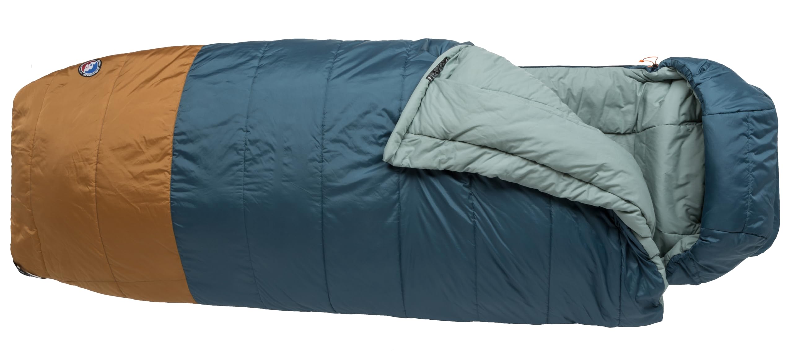 big-agnes-echo-park-sleeping-bag-extra-roomy-deluxe-synthetic-camping-bag-with-p image 2