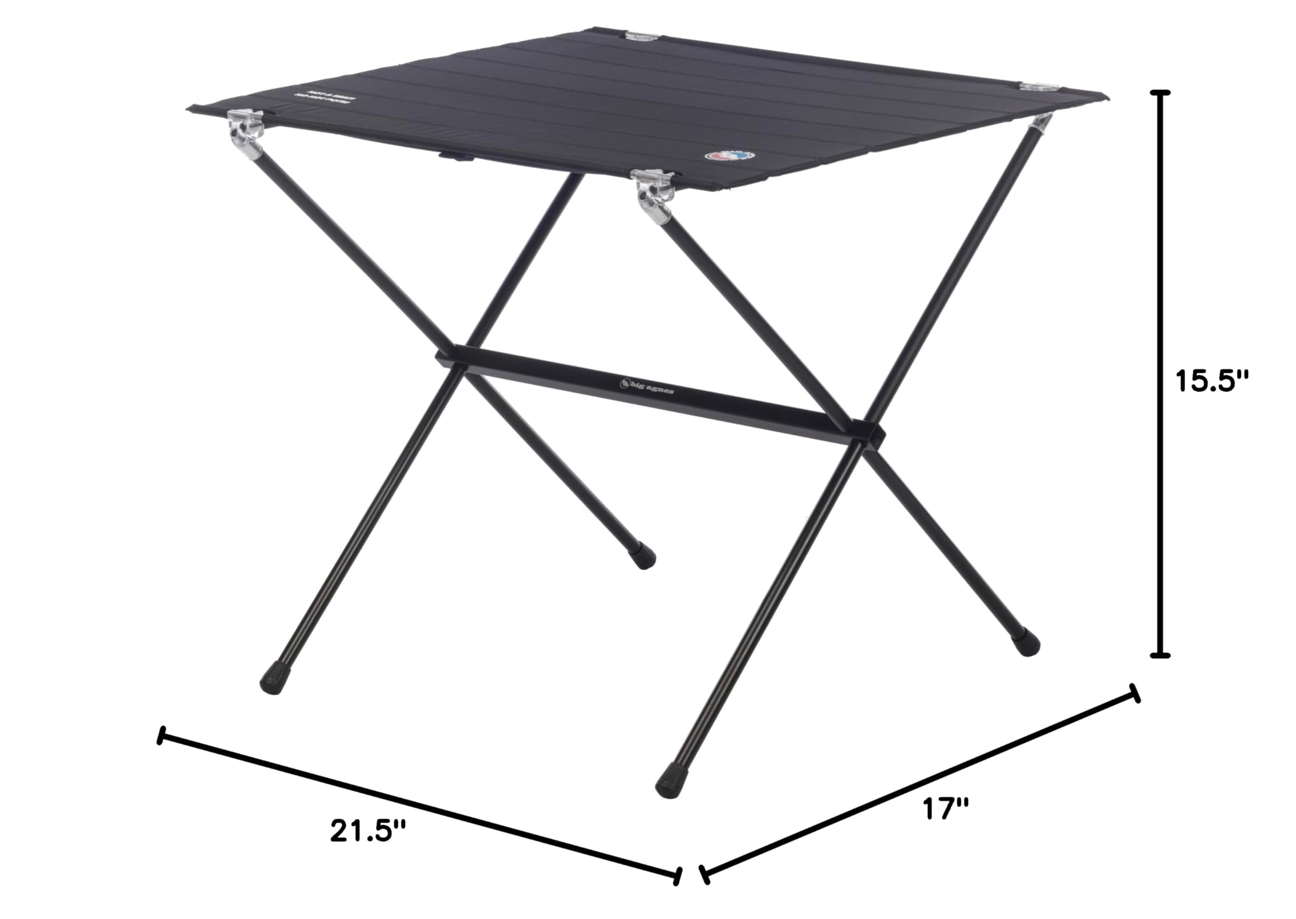 big-agnes-woodchuck-camp-table-ultralight-hub-less-aircraft-aluminum-hard-top-ca image 3