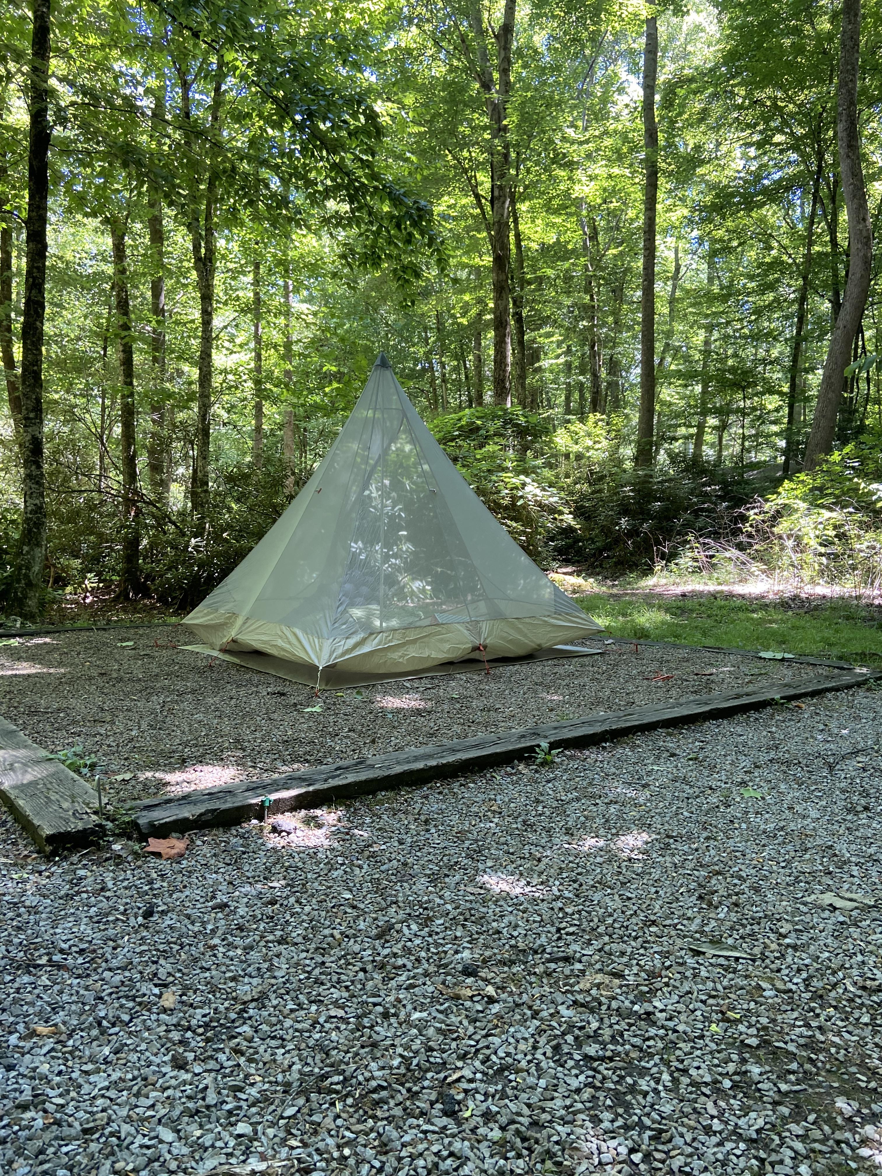 Transformed our tarp camping