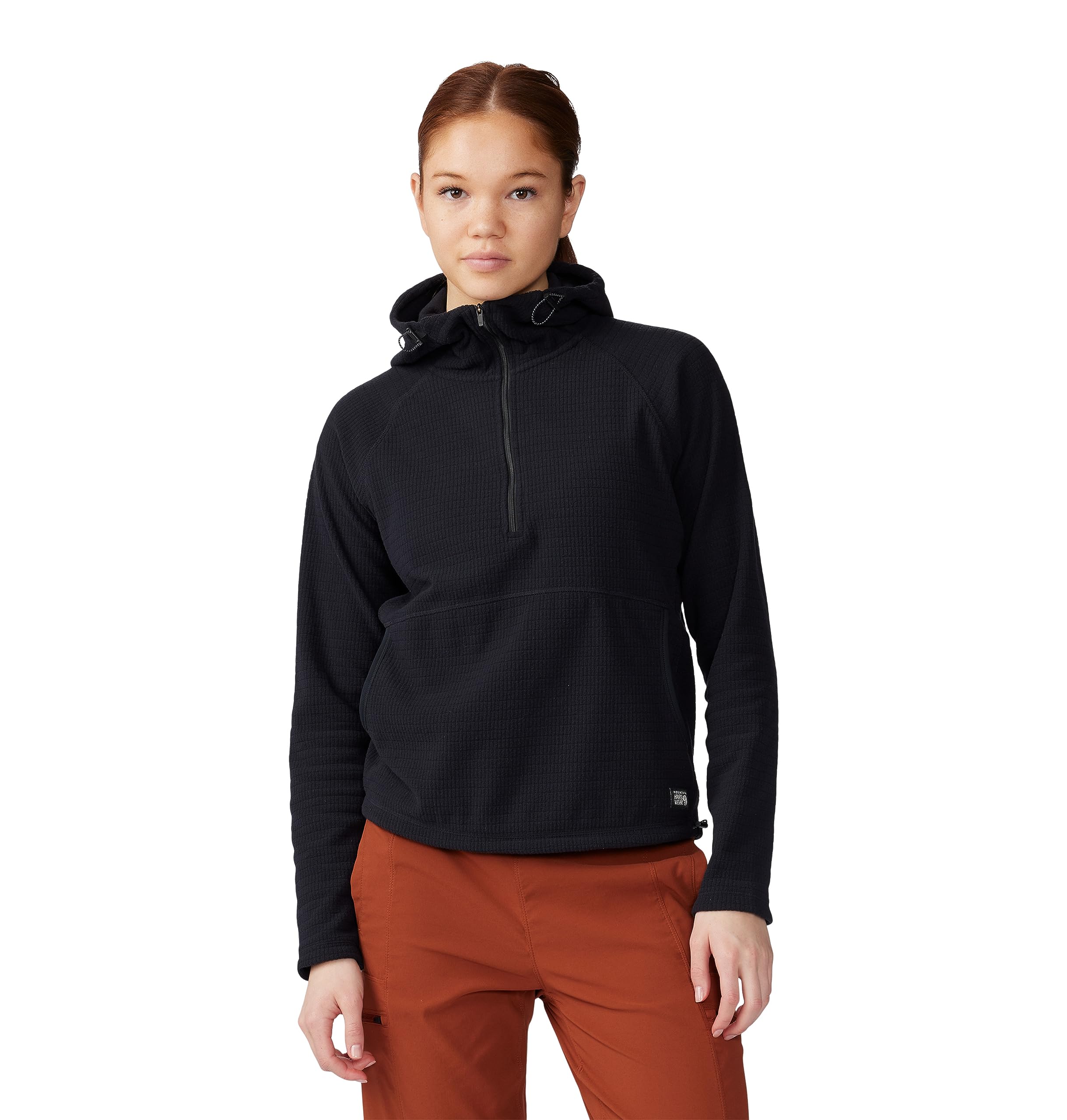 mountain-hardwear-summit-grid-1-2-zip-lightweight-fleece-midlayer-for-backpackin image 8
