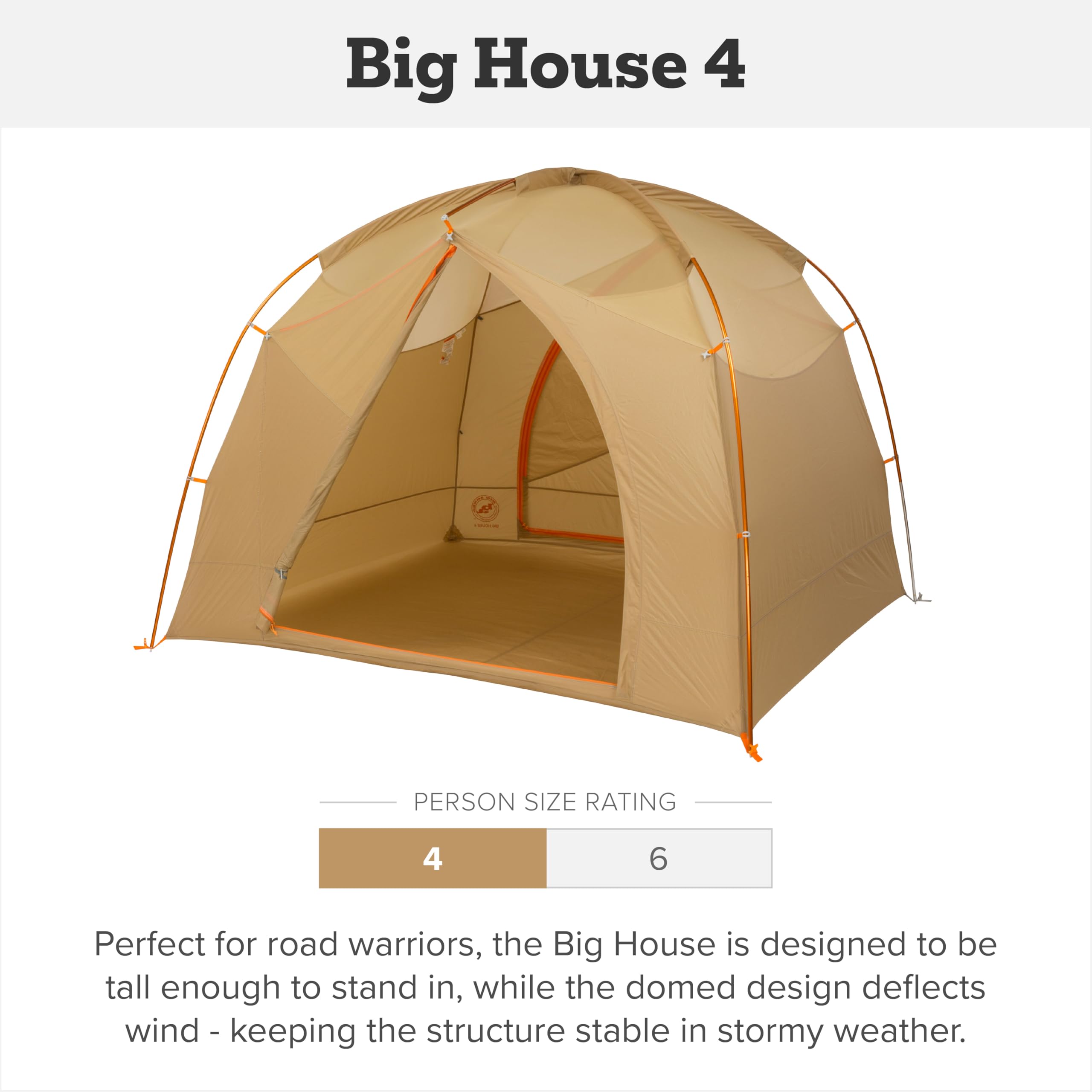 big-agnes-big-house-3-season-base-car-camping-tent-4-or-6-person-with-shelter-mo image 2
