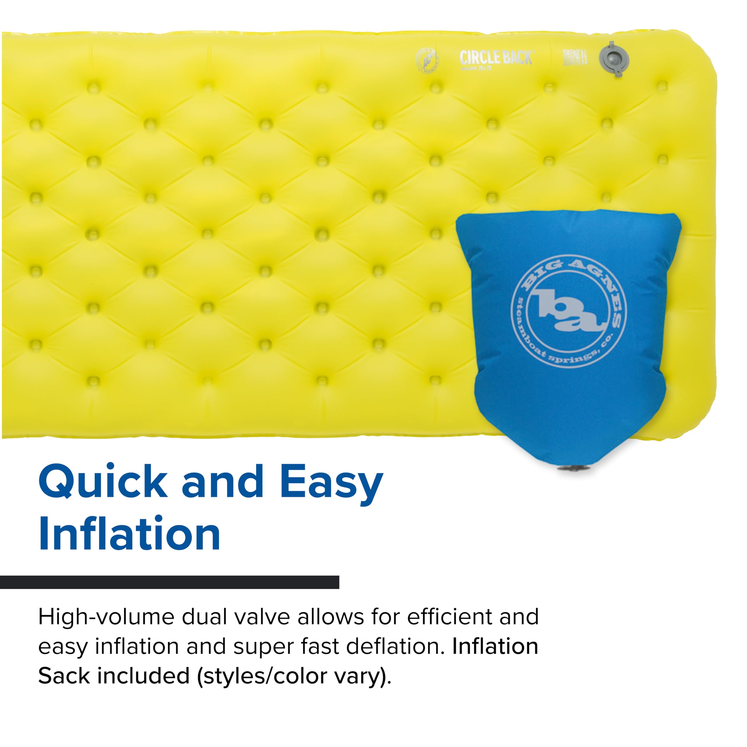 big-agnes-circle-back-insulated-sleeping-pad-3-season-air-pad-with-removable-cov image 3