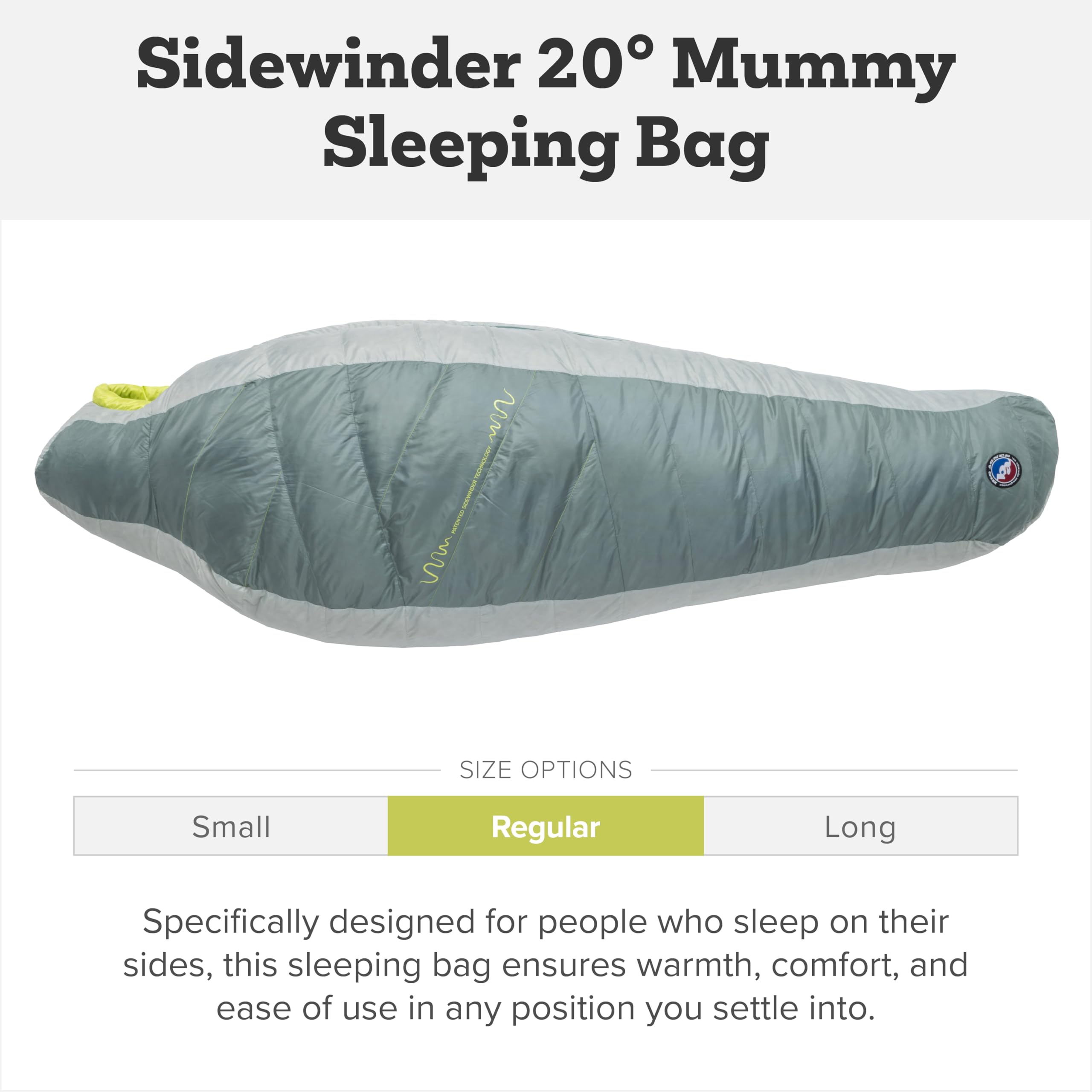 big-agnes-sidewinder-super-light-20-f-650-downtek-side-sleeper-sleeping-bag-recy image 2