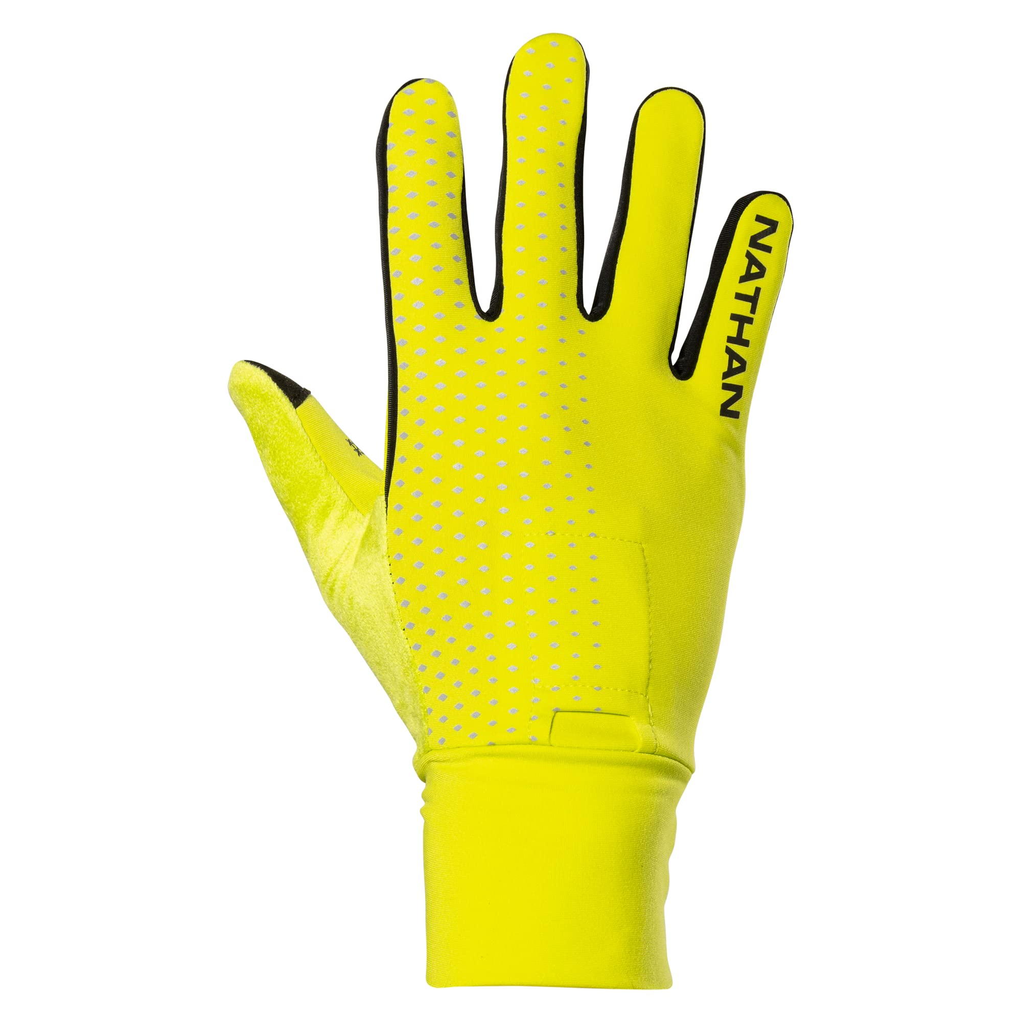 nathan-reflective-running-gloves-with-touchscreen-fingers-and-strobe-light-pocke image 3