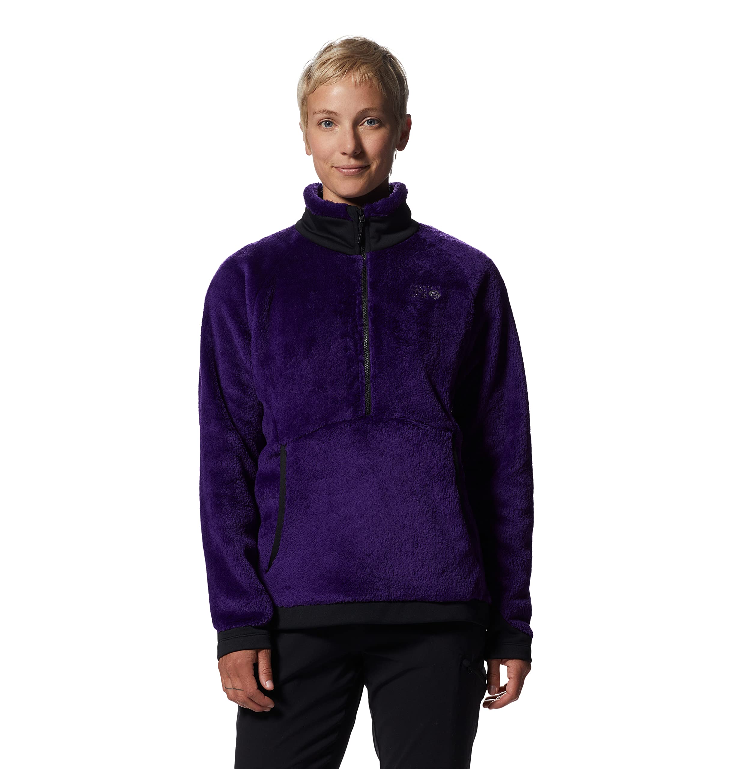 mountain-hardwear-women-s-polartec-high-loft-pullover-ultra-soft-fleece-midlayer image 8