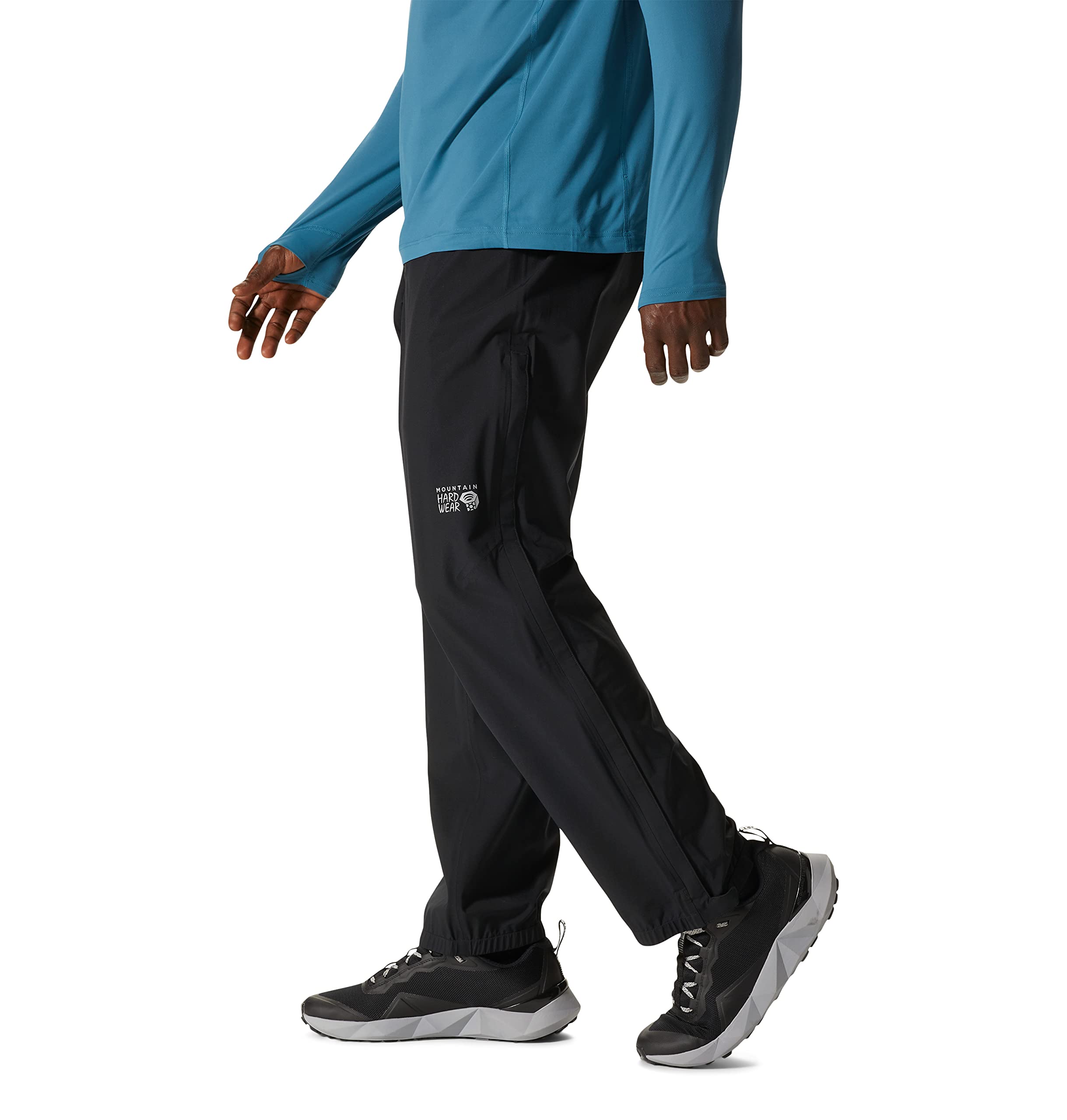 mountain-hardwear-men-s-stretch-ozonic-rain-pants-waterproof-2-5-layer-100-recyc image 3