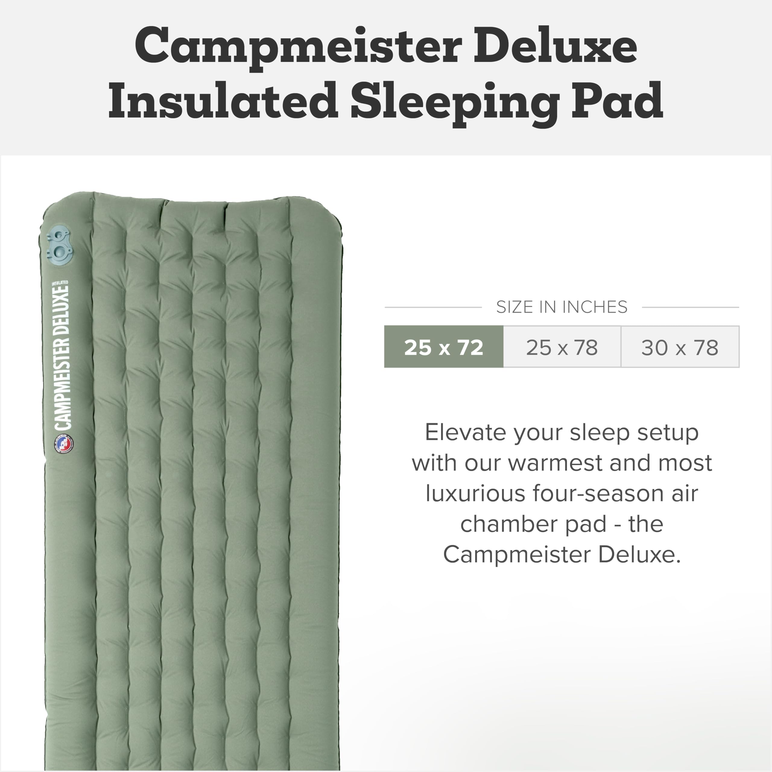 big-agnes-campmeister-deluxe-insulated-sleeping-pad-wide-regular-25x72-r-value-7 image 2