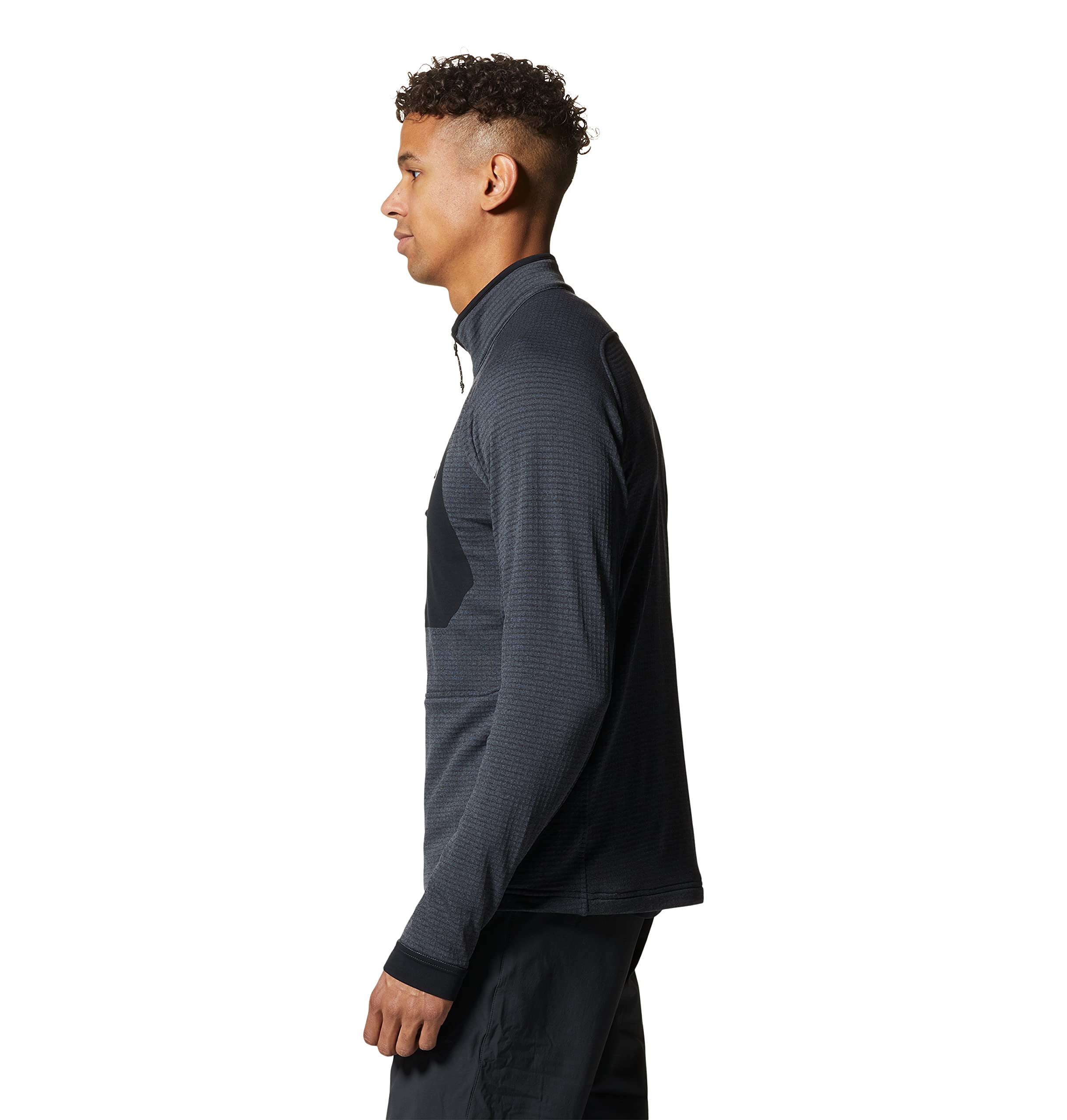 mountain-hardwear-polartec-power-grid-half-zip-jacket-men-s-recycled-grid-fleece image 4