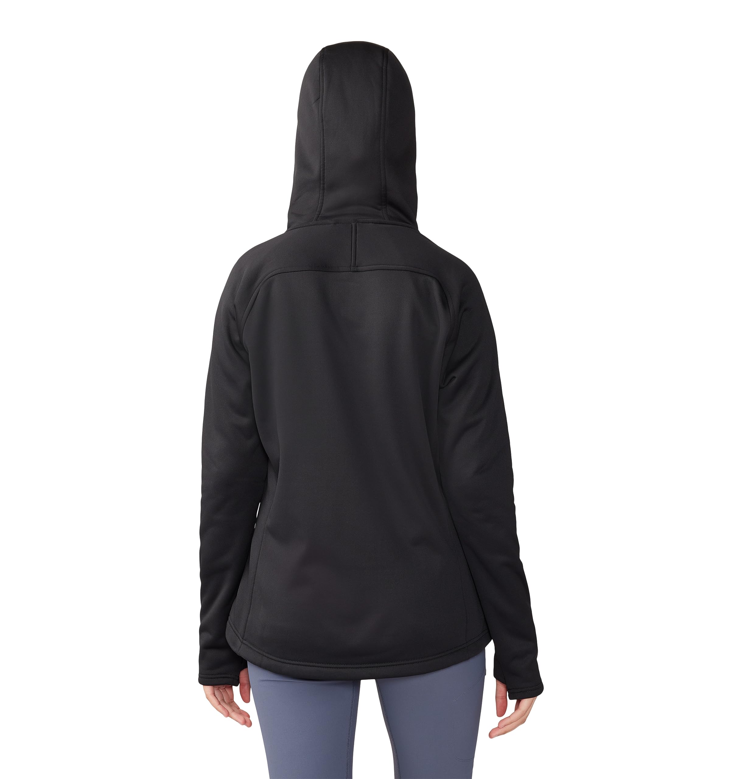 mountain-hardwear-sendura-hoodie-slim-fit-stretch-fleece-hoodie-with-brushed-bac image 2