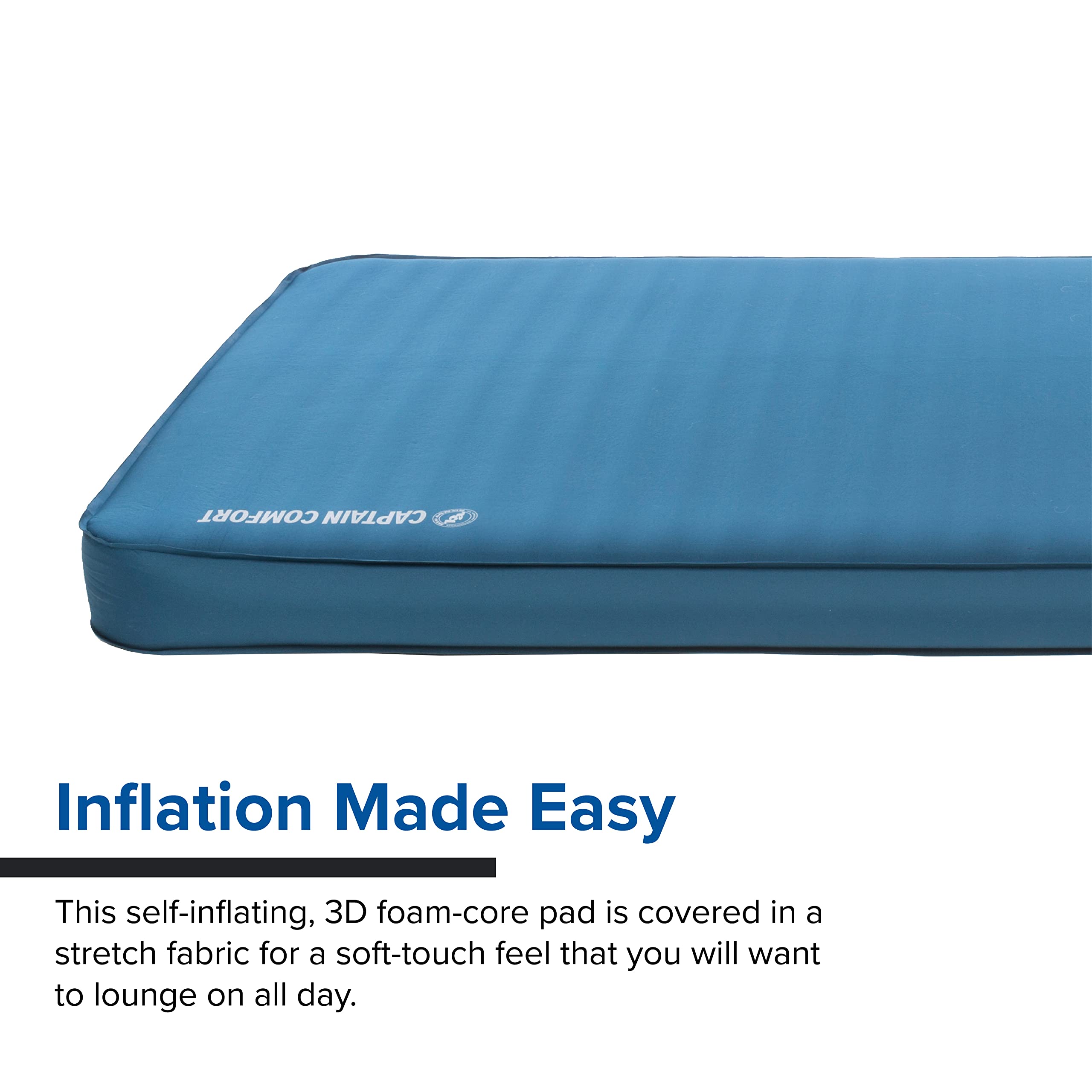 big-agnes-captain-comfort-deluxe-self-inflating-camp-sleeping-pad-30-x-78-in-r-v image 4
