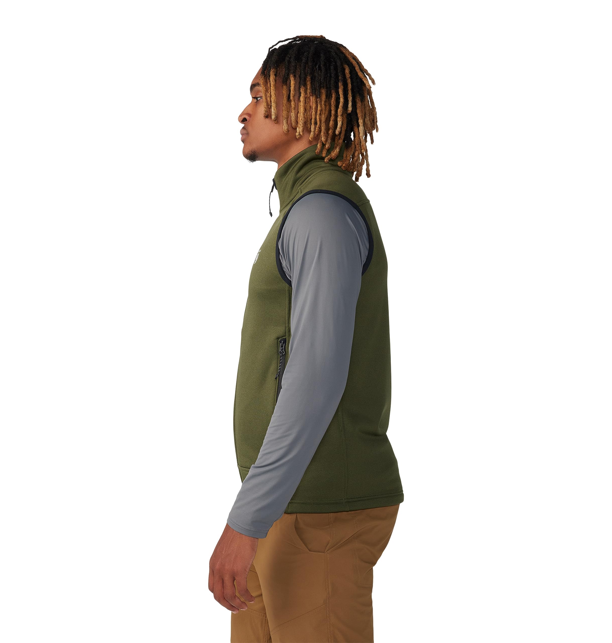 mountain-hardwear-sendura-men-s-fleece-vest-slim-fit-stretch-trail-fleece image 3