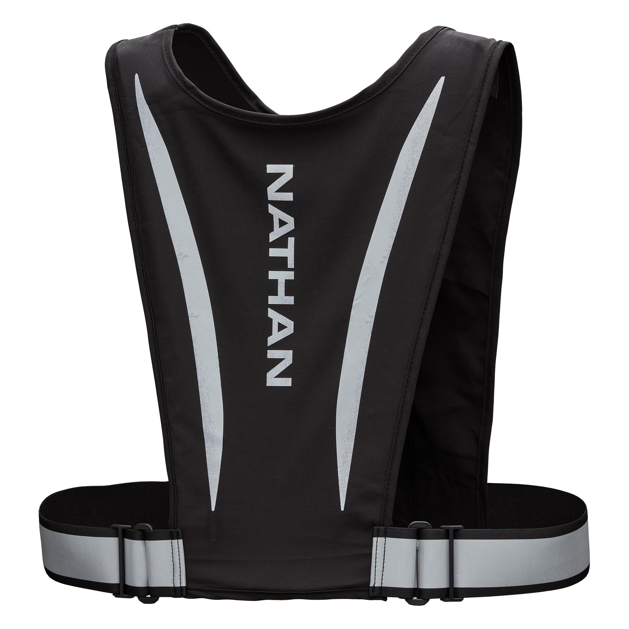 nathan-hypernight-reflective-stash-vest-high-visibility-running-safety-vest-with image 2