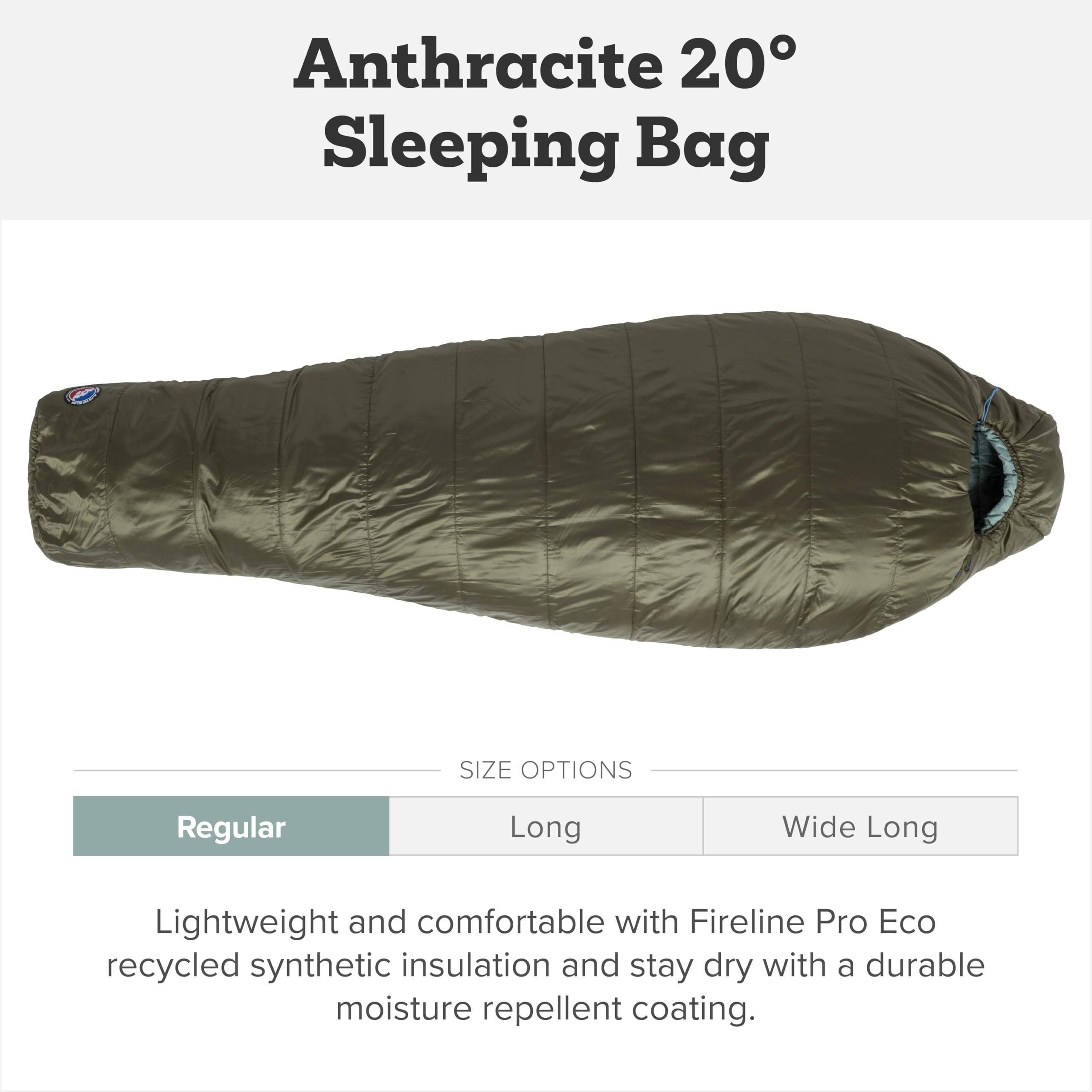 big-agnes-anthracite-backpacking-sleeping-bag-3-season-lightweight-synthetic-mum image 2