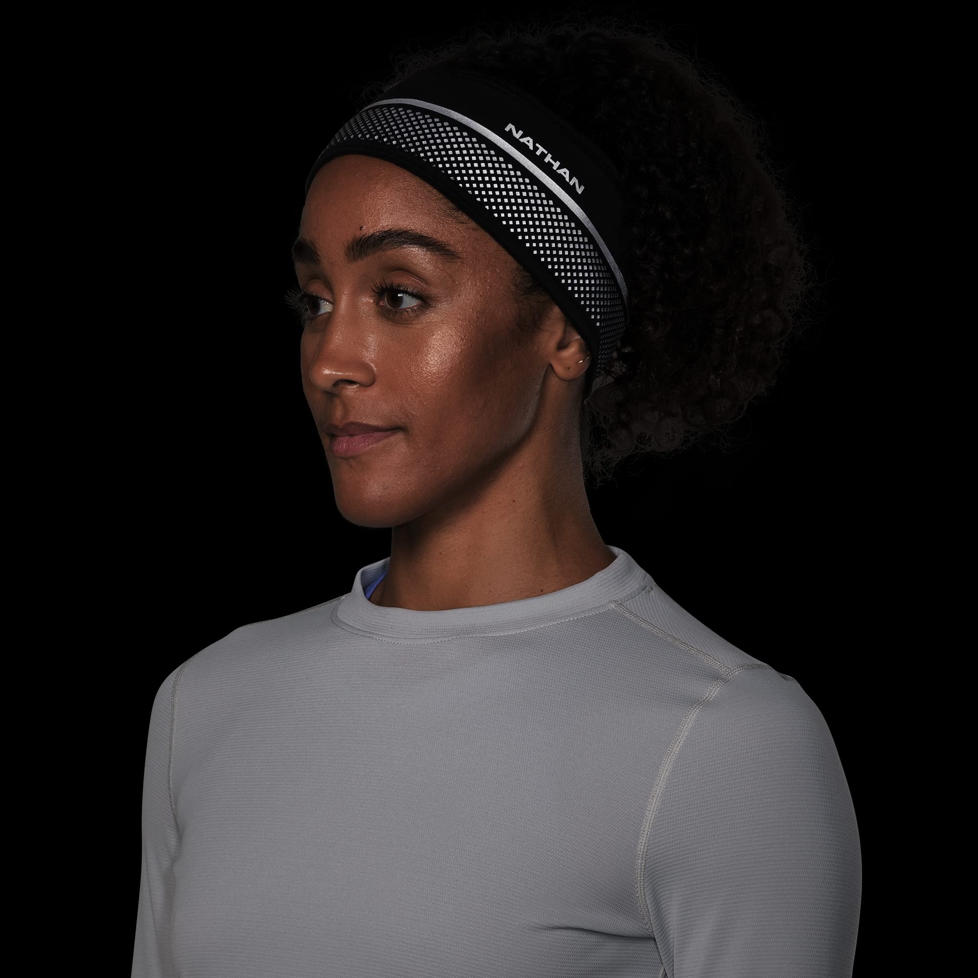 nathan-hypernight-reflective-running-headband-for-men-women image 8