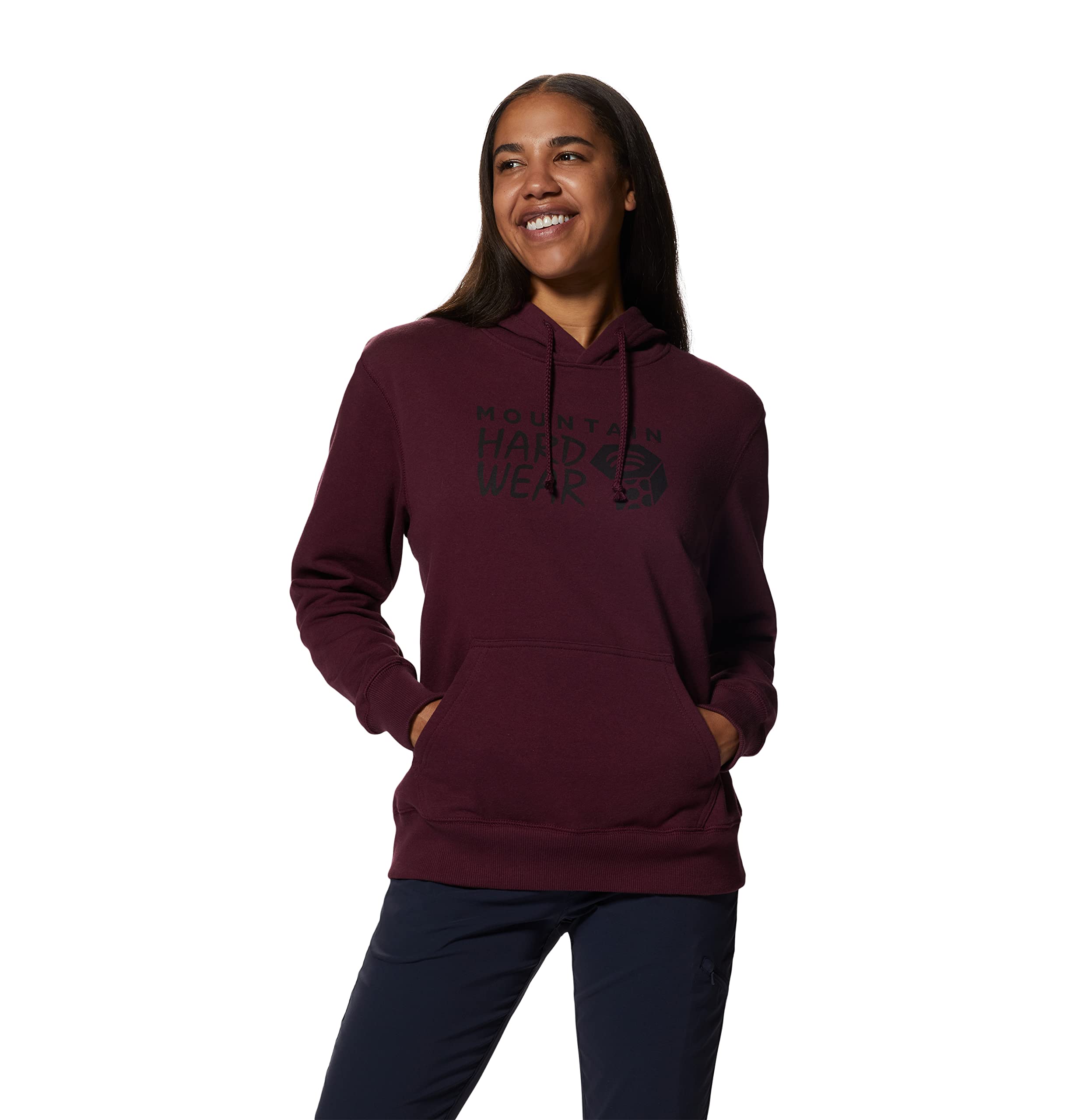 mountain-hardwear-mhw-logo-women-s-pullover-hoody-midweight-cotton-blend-fleece image 7