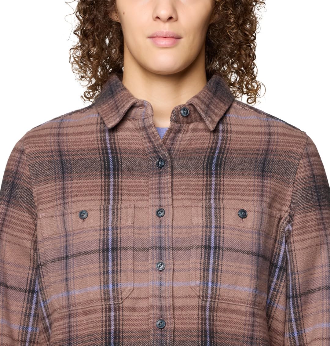 mountain-hardwear-plusher-long-sleeve-shirt-women-s-organic-cotton-flannel-butto image 4