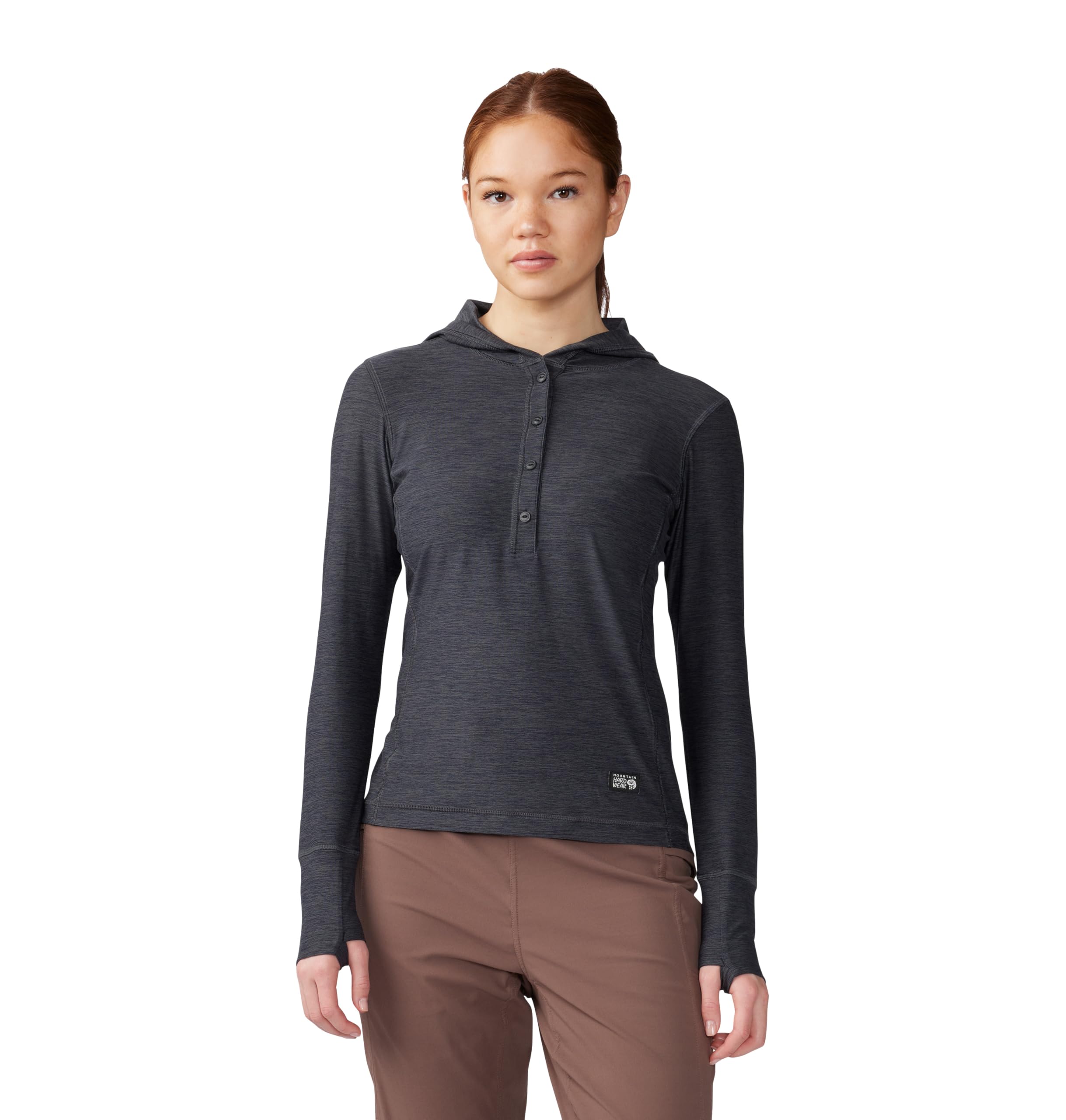 mountain-hardwear-chillaction-hoodie-peached-jersey-lounge-fleece-with-upf-30-su image 1